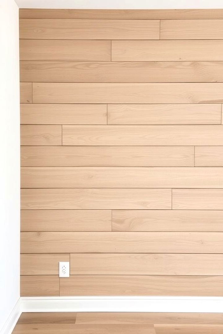 Subtle Barnwood Stripes for Understated Charm - 22 Barnwood Accent Wall Ideas