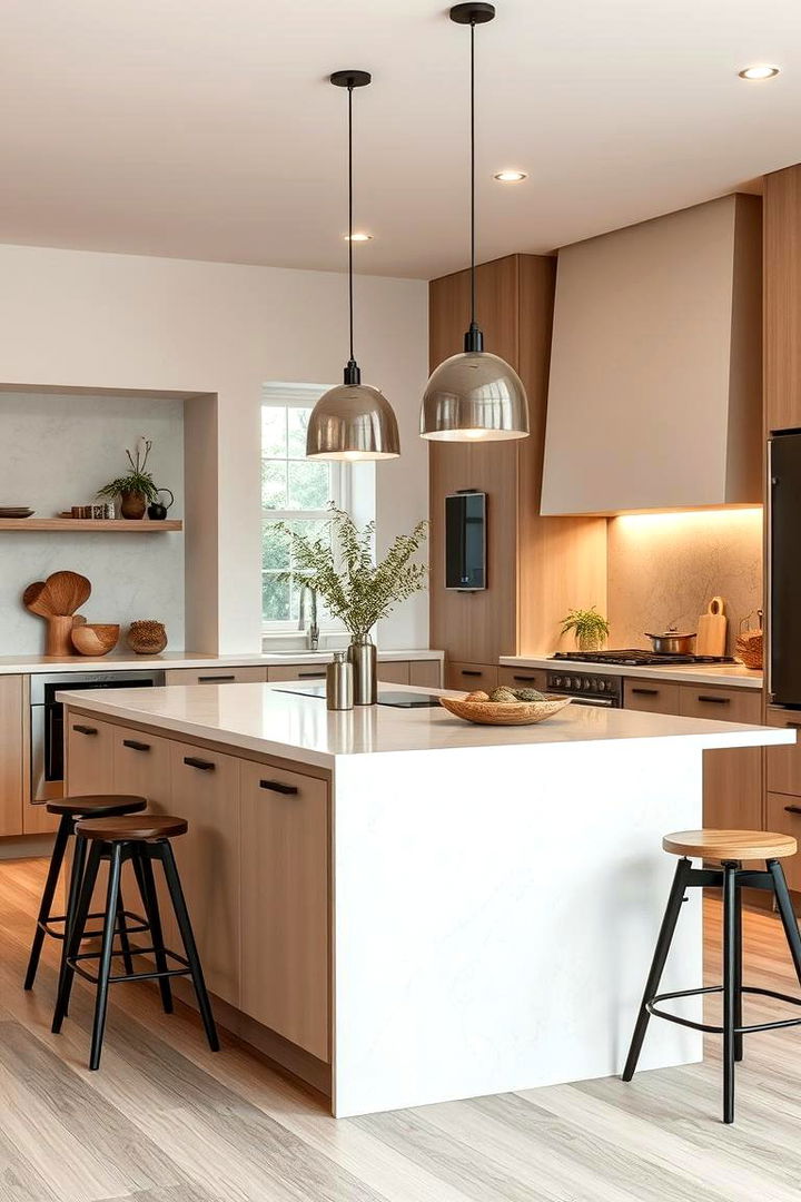 Subtle Beige Harmony - 22 Kitchen Island Color Ideas