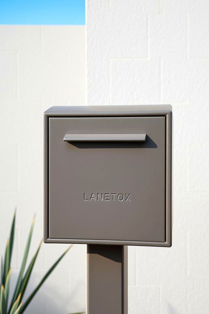 Subtle Brick Accentuated Mailbox Fixtures - 22 Brick Mailbox Ideas