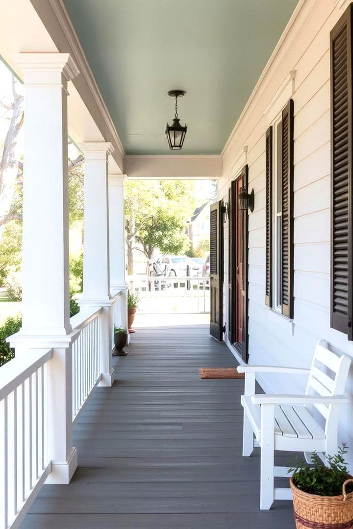 Subtle Color Schemes - 22 Small Porch Ideas