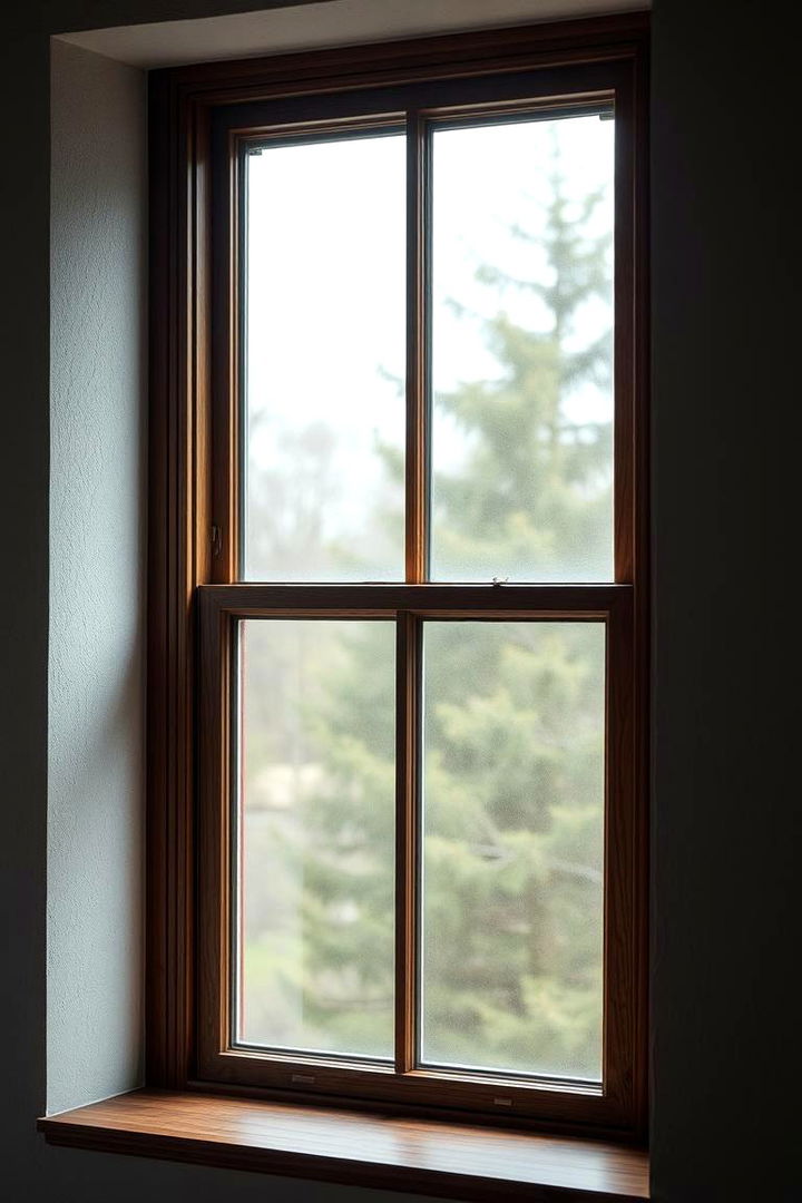Subtle Contrasts - 22 Farmhouse Interior Window Trim Ideas