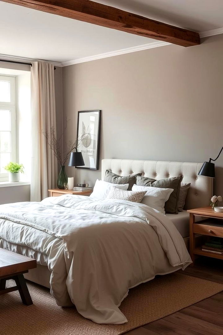 Subtle Earthy Tones and Textures - 22 French Bedroom Decor Ideas