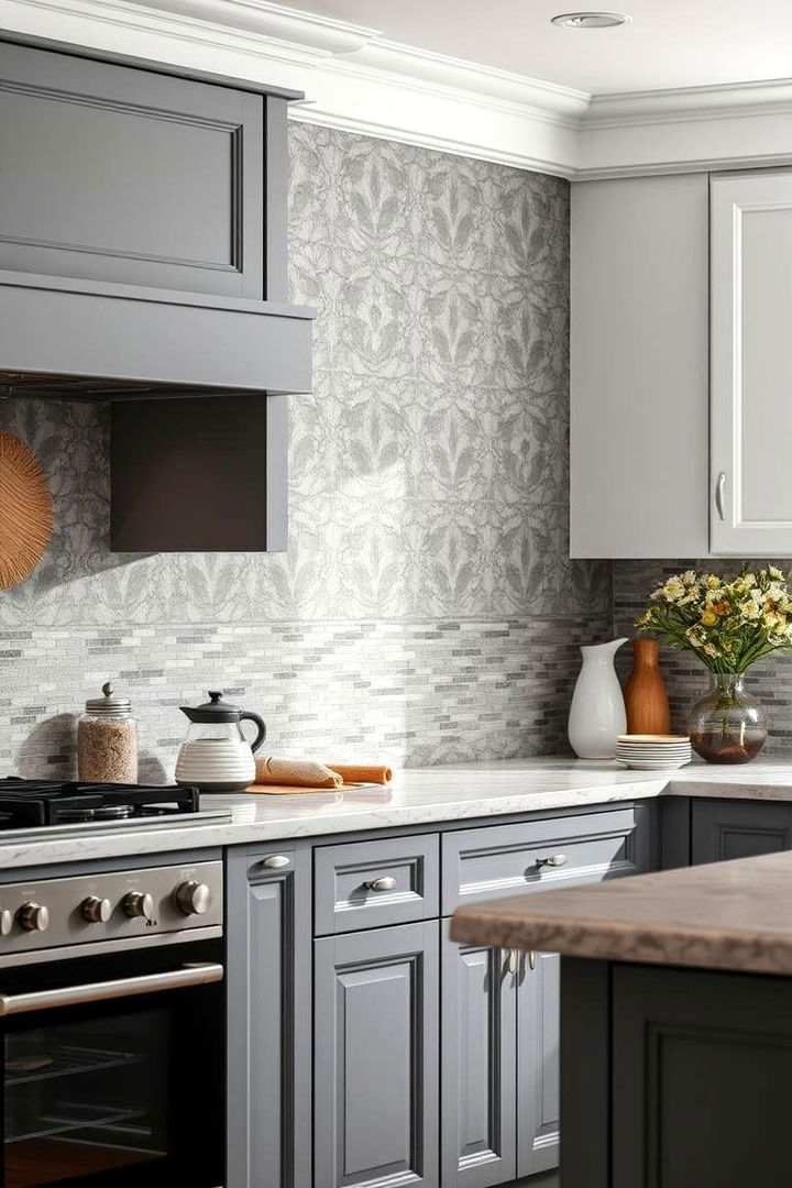 Subtle Gray Backsplashes - 22 Gray Kitchens