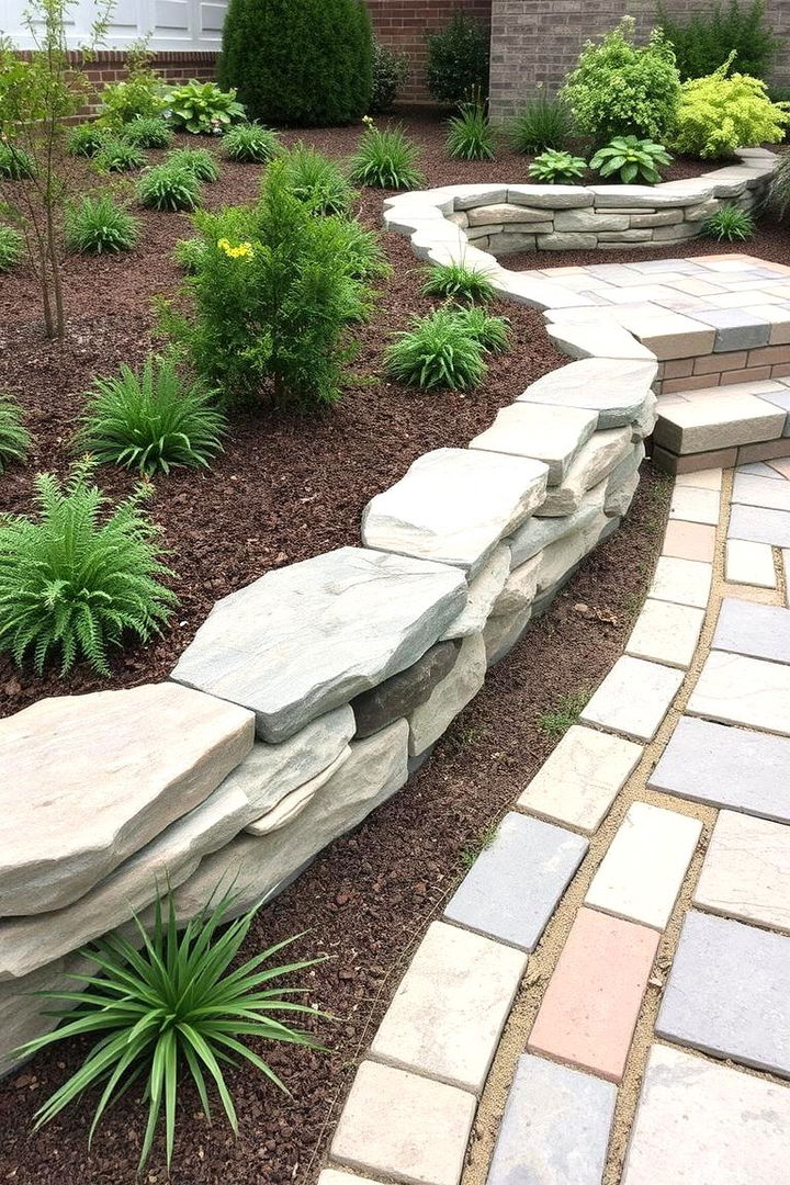Subtle Hardscaping with Natural Materials - 22 Driveway Landscape Ideas