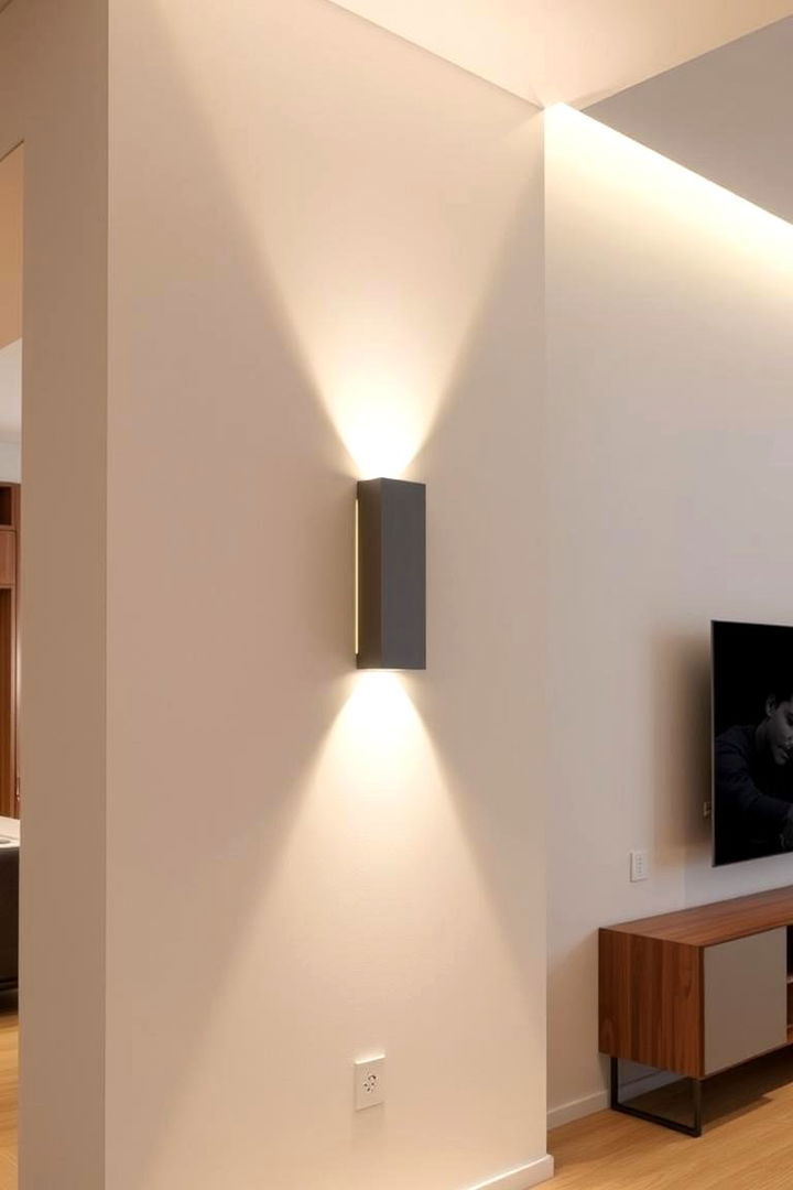 Subtle Hidden Lighting - 22 Living Room Wall Lighting Ideas