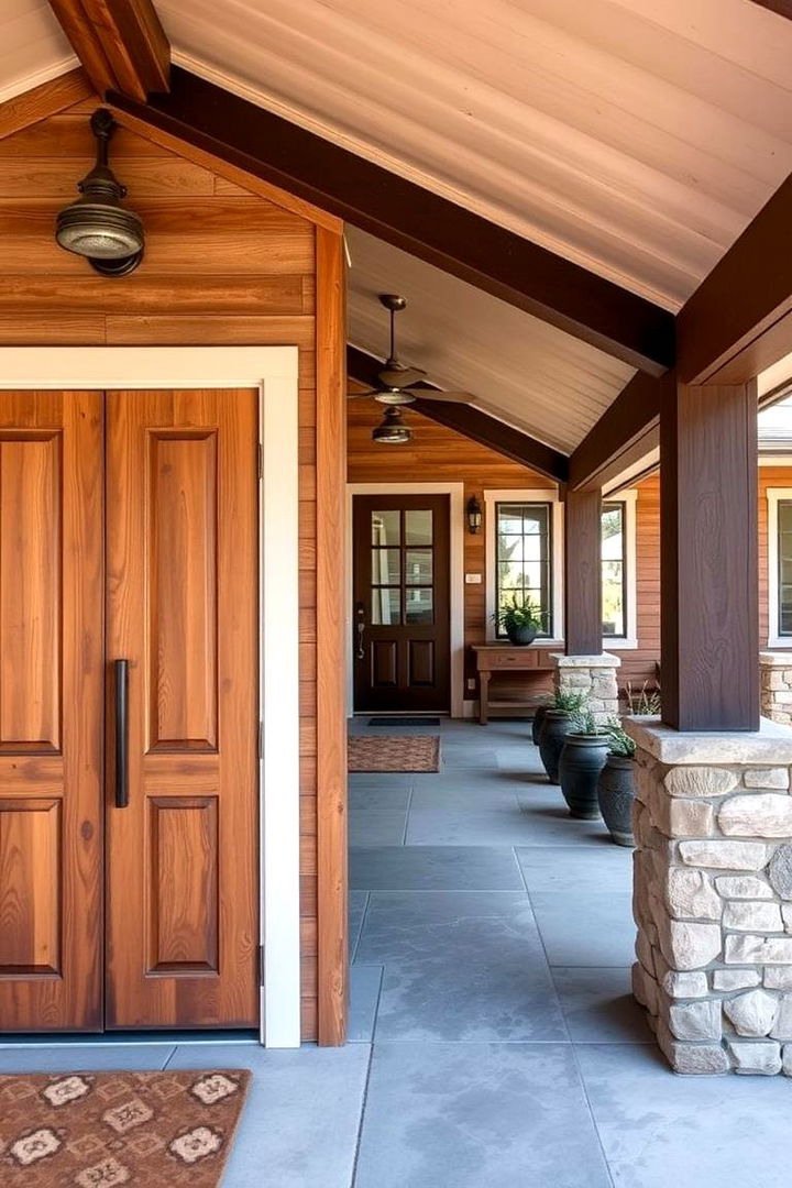 Subtle Industrial Elements - 22 Ideas for Ranch-Style Home Exteriors