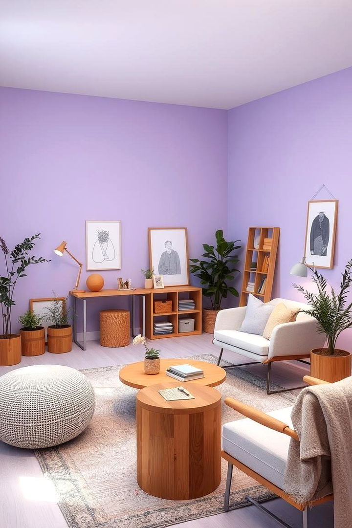 Subtle Lavender Serenity for Studios - 22 Monochromatic Color Schemes for Rooms
