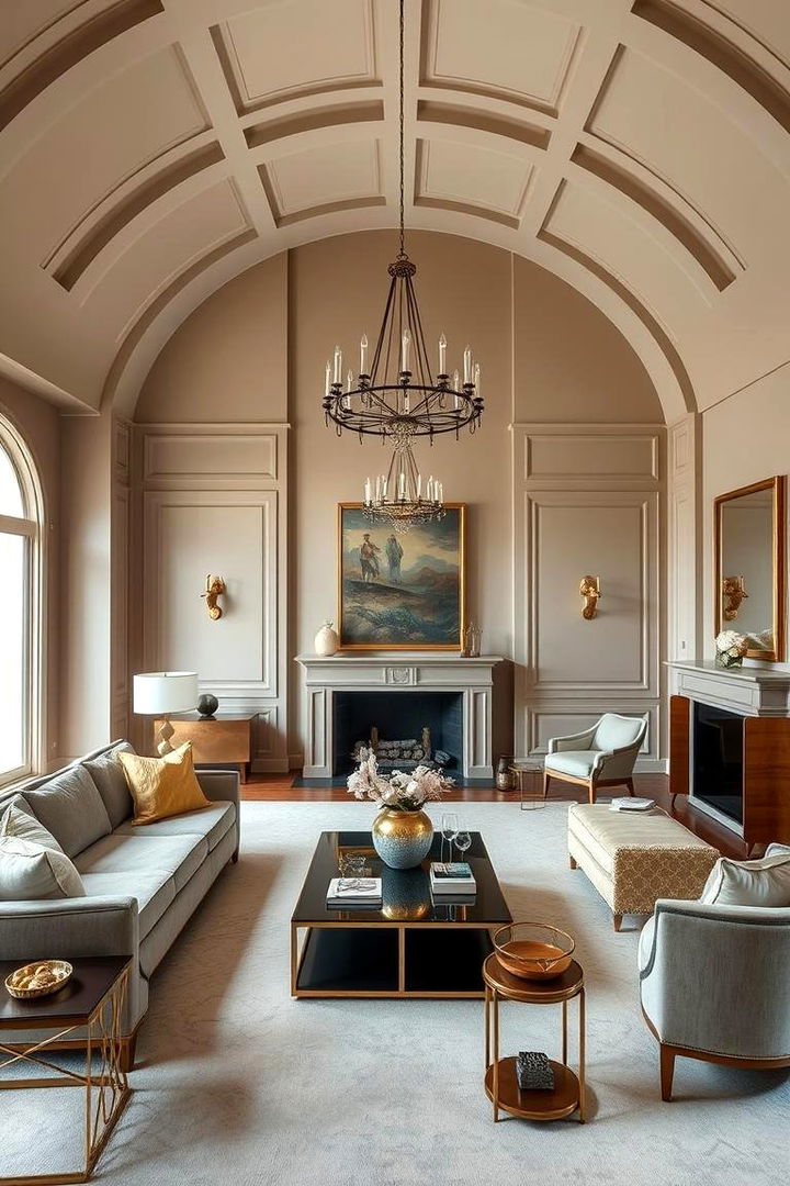 Subtle Luxurious Finishes - 22 Open Concept Vaulted Ceiling Living Room Ideas