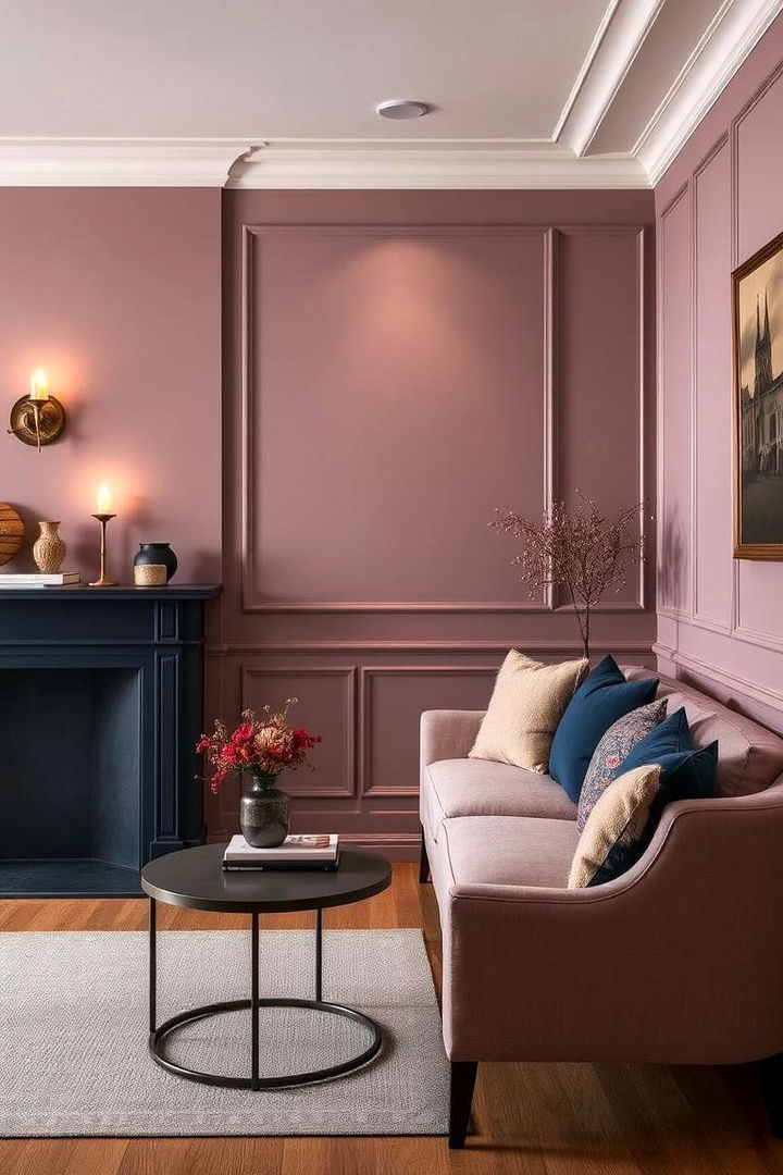 Subtle Mauve Elegance - 22 Designer-approved Colors That Go With Navy Blue