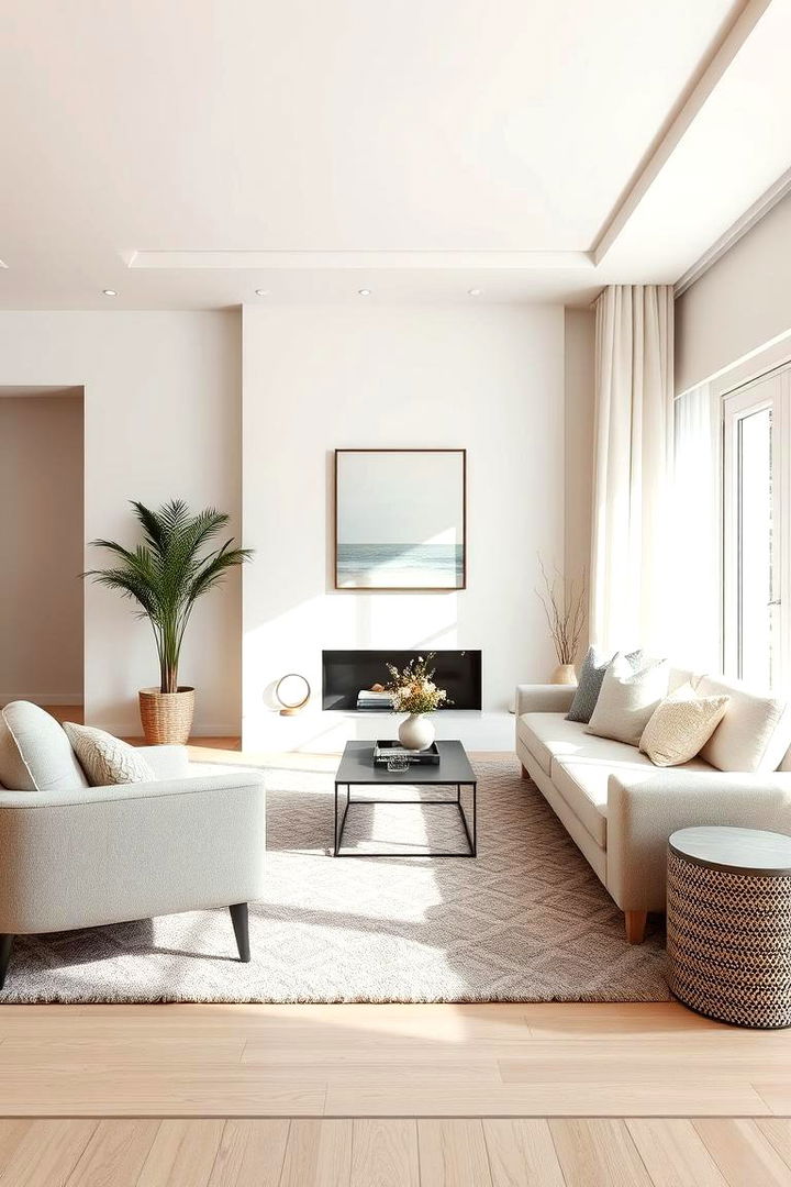 Subtle Neutral Tone Rug Designs - 22 Living Room Carpet Ideas