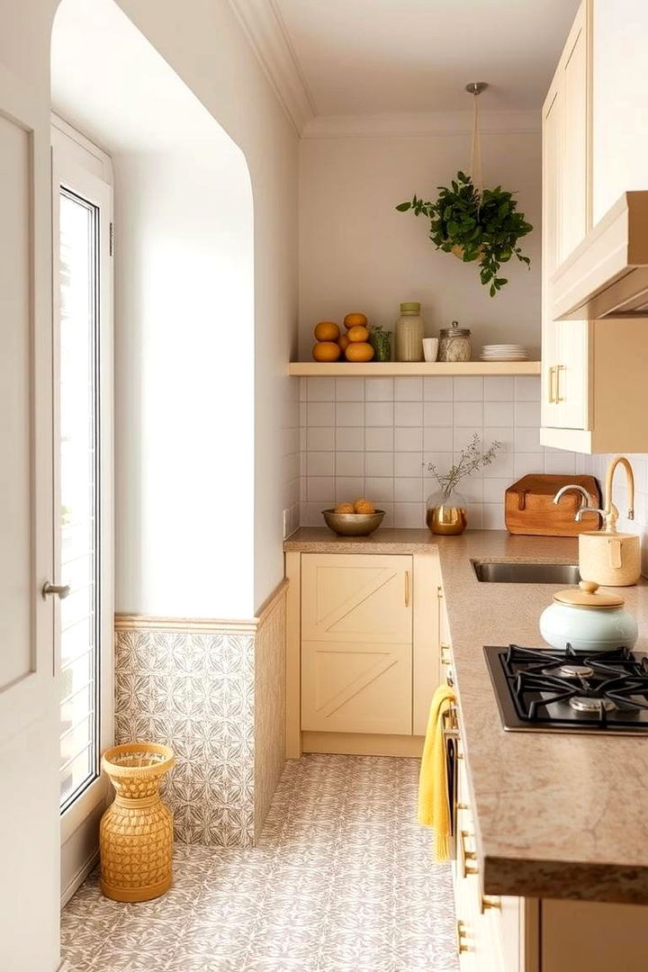 Subtle Pattern Integrations - 22 Pale Yellow Kitchen Ideas