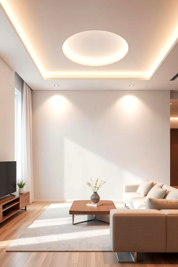 Subtle Recessed Wall Features - 22 Living Room Wall Lighting Ideas