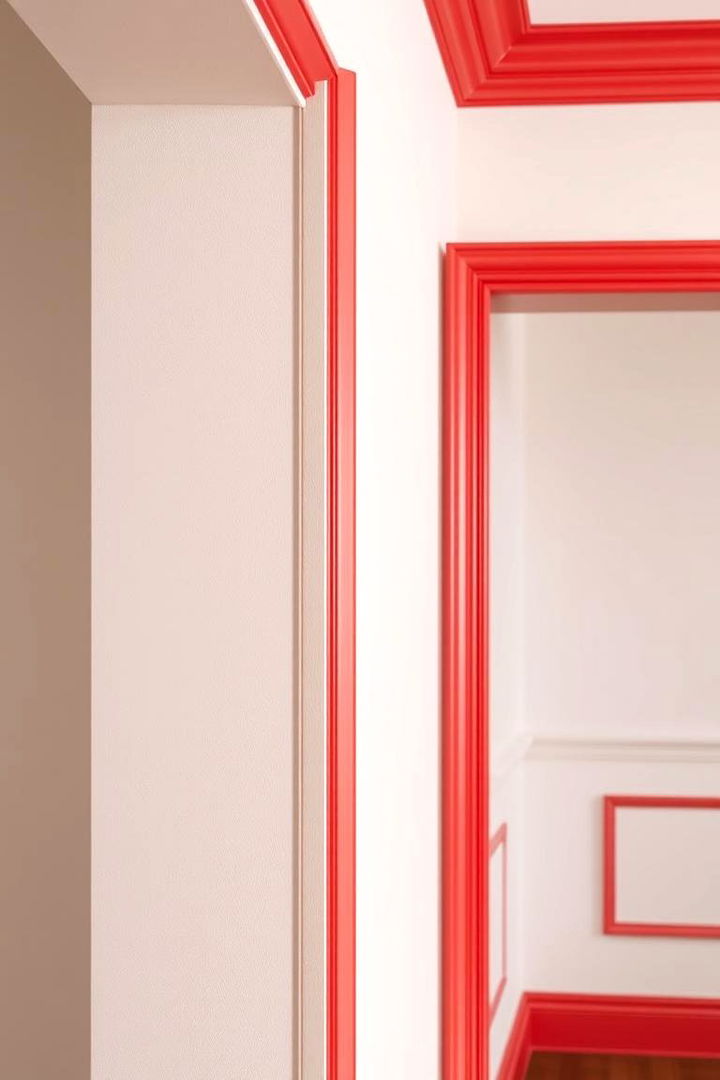 Subtle Red Detailing with Modern Touch - 22 red home exterior ideas