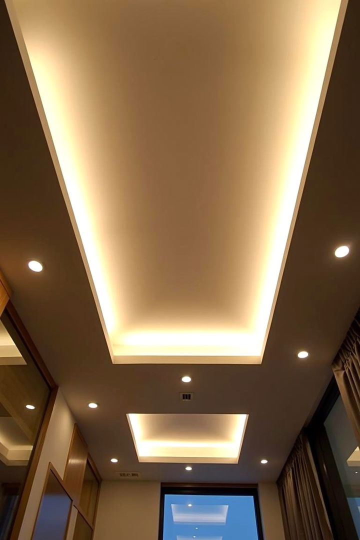 Subtle Shadow Box Tray Ceiling - 22 tray ceiling ideas