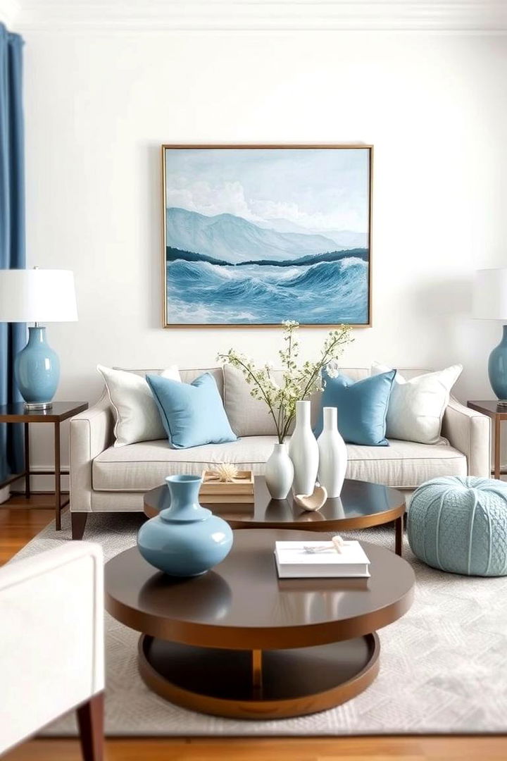 Subtle Sky Blue Accents - 22 Sky Blue Bedroom Ideas