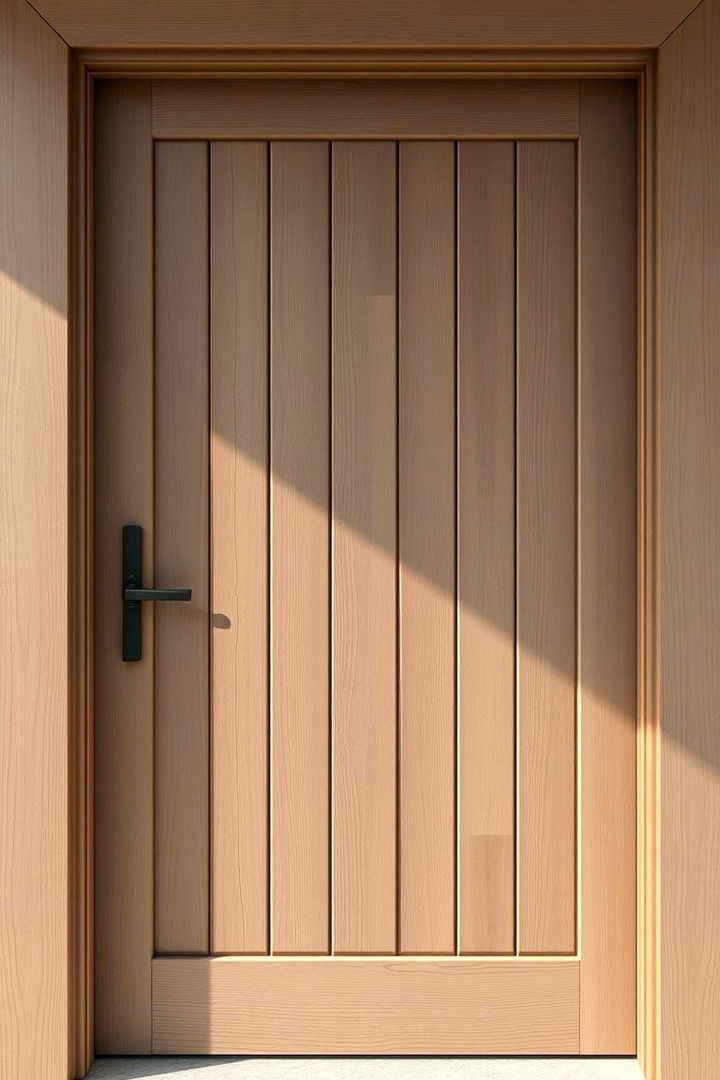 Subtle Taupe Natural - 22 Cedar Front Door Colors Ideas