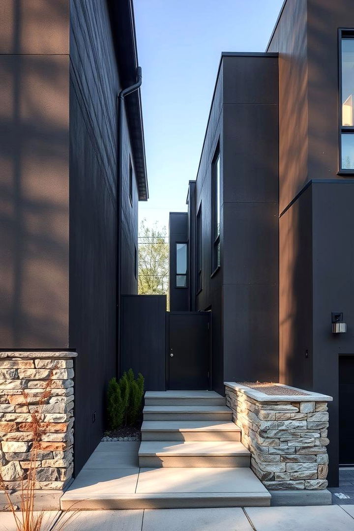 Subtle Urbanite Blend - 22 Dark Grey House Exterior Ideas