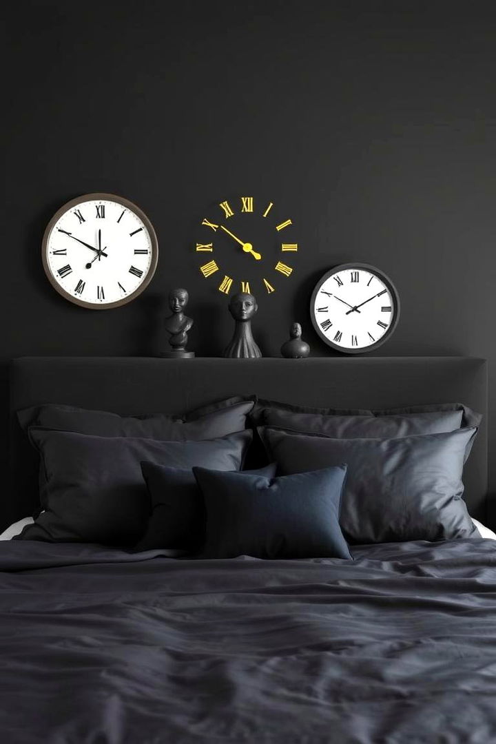 Subtle yet Bold Accessories - 22 Matte Black Bedroom Ideas