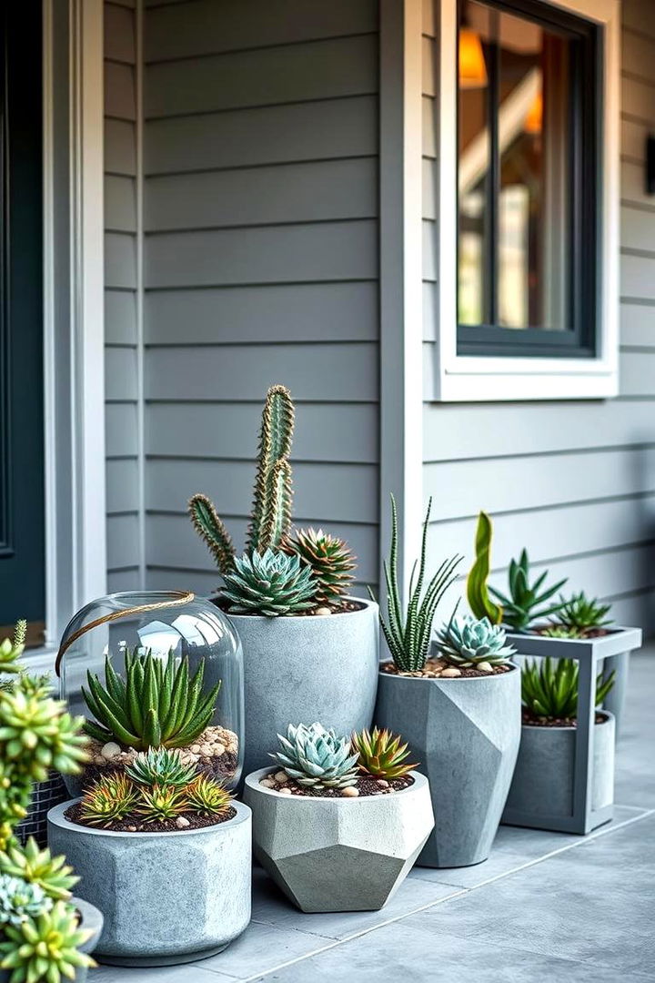 Succulent Display Magic - 22 Porch Greenhouse Ideas