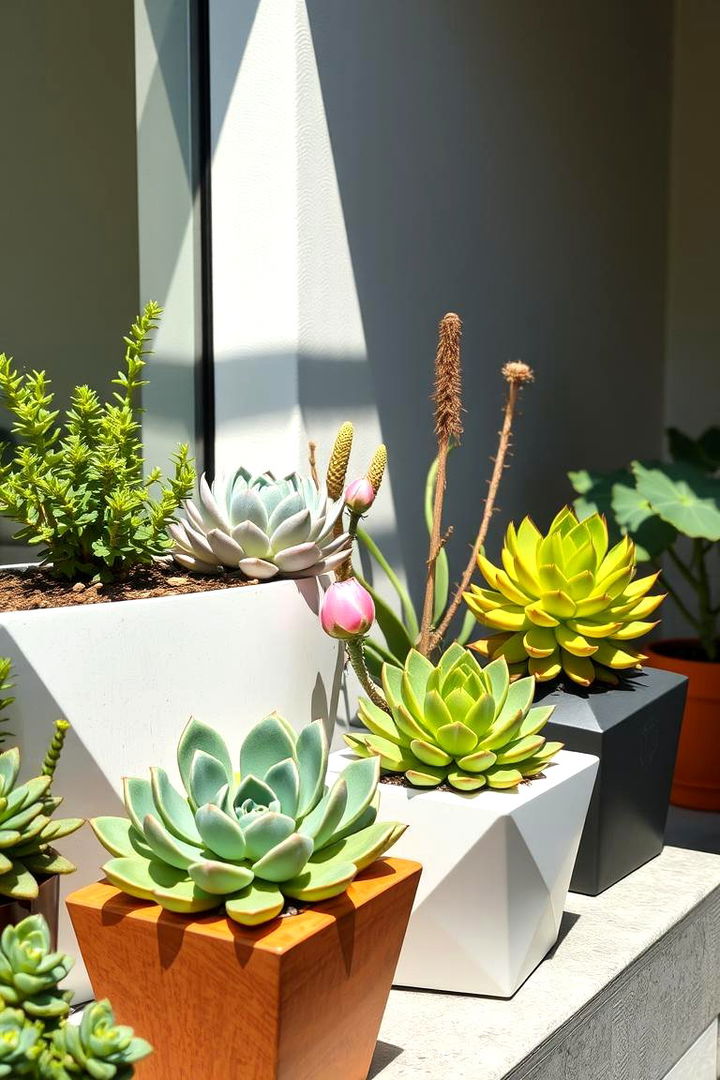 Succulent Garden Arrangement - 22 Garden Ideas