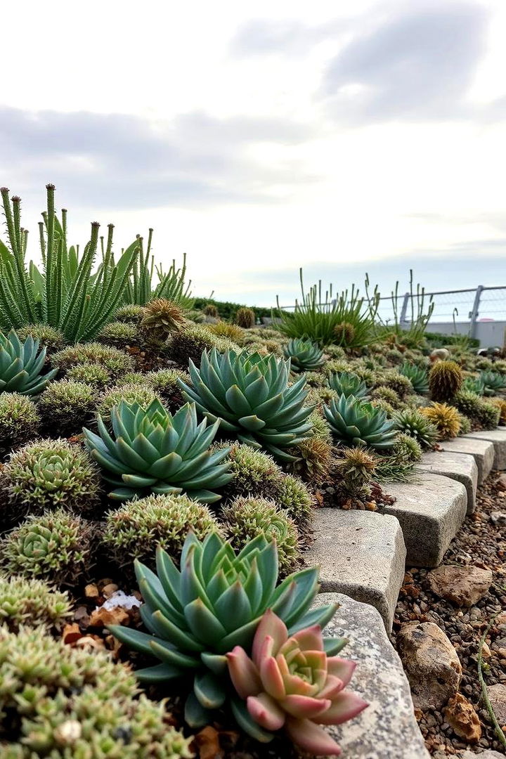 Succulent Garden Layers - 22 Terraced Garden Ideas