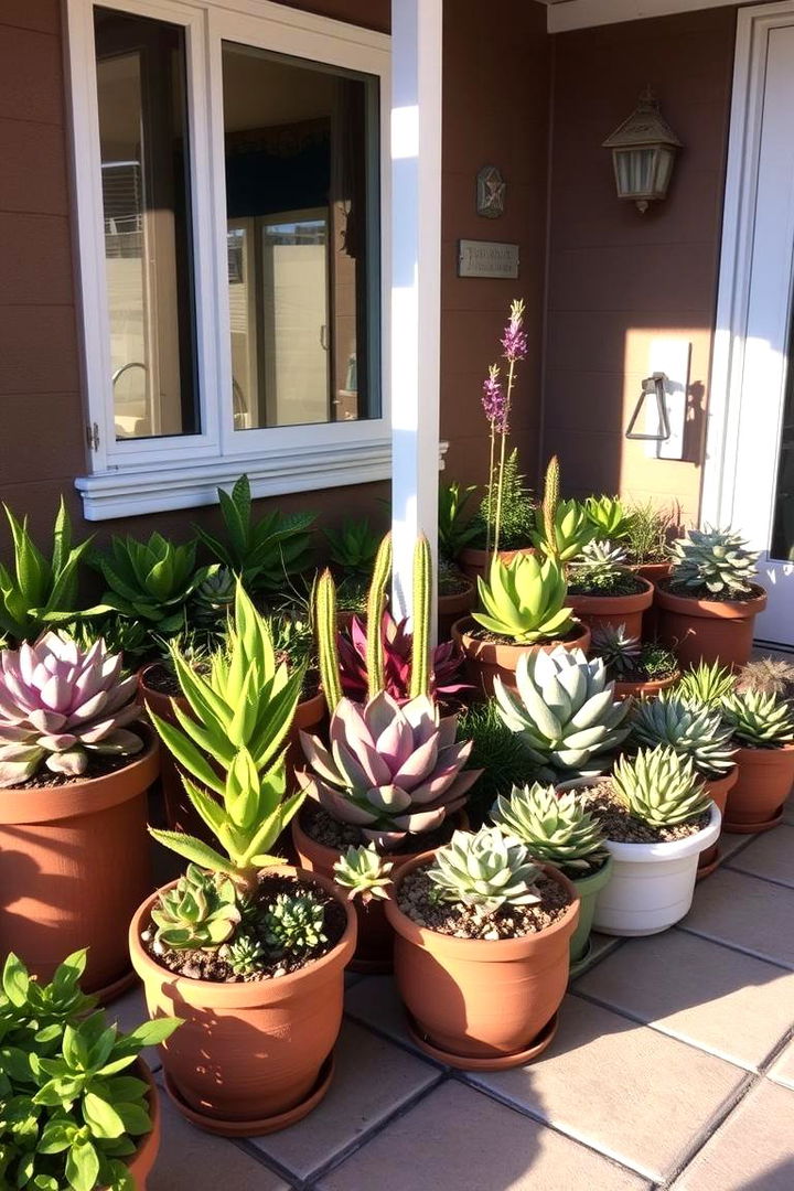 Succulent Patio Gardens - 22 Succulent Garden Ideas