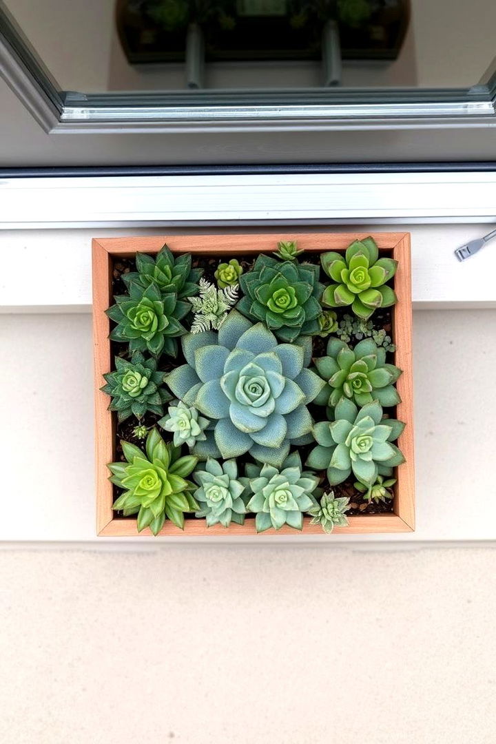 Succulent Planter Display - 22 Summer Front Door Decor Ideas
