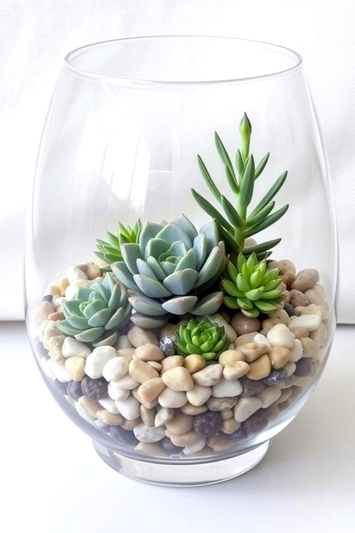 Succulent Terrariums - 22 non-floral wedding centerpiece ideas