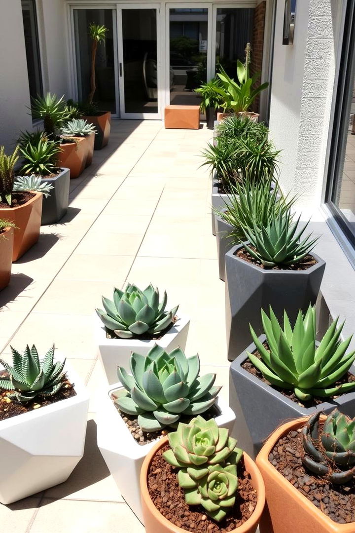 Succulents Low Maintenance Modern Touch - 22 Patio Plants