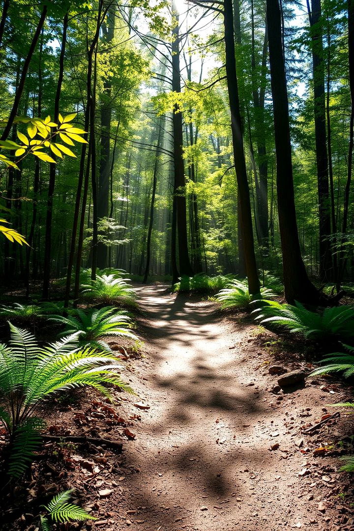Sun Dappled Woodland Trail - 22 Natural Walkway Ideas