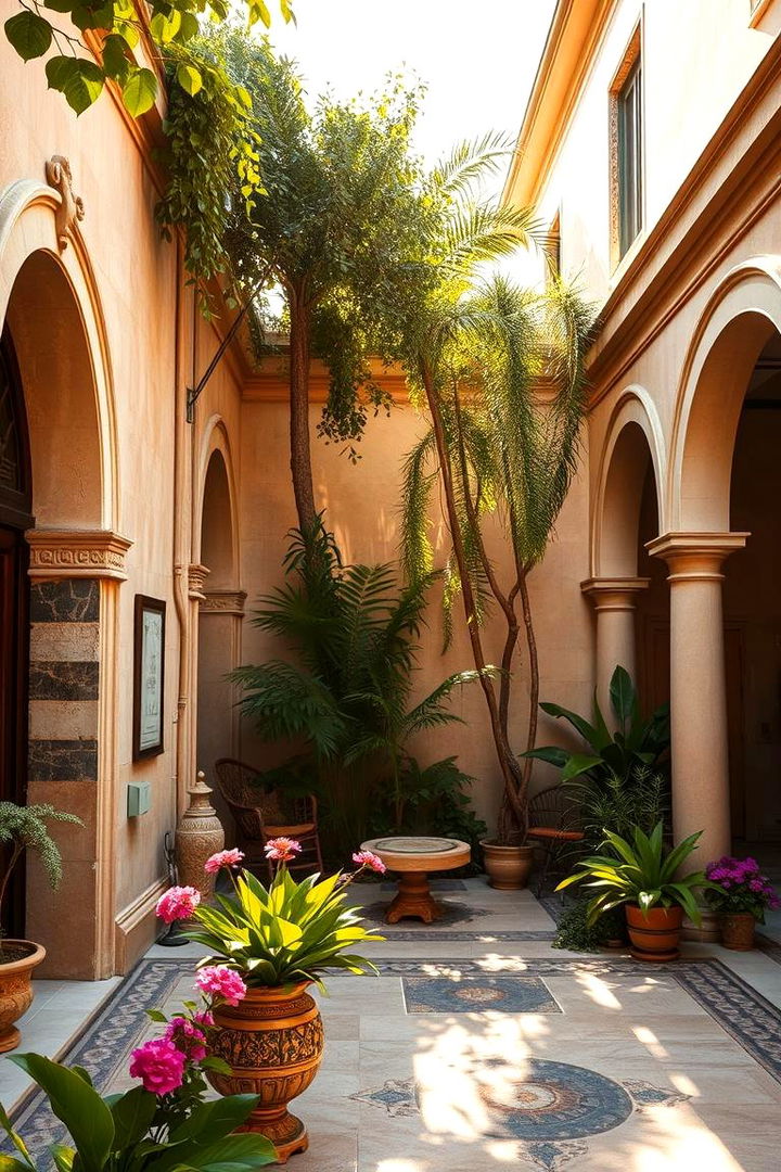 Sun Drenched Courtyard - 22 Greek Garden Ideas