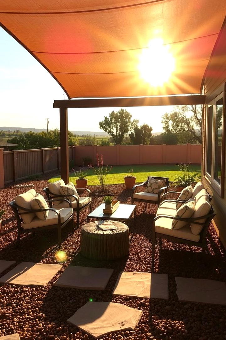 Sun Drenched Patio Retreat - 22 mulch patio ideas