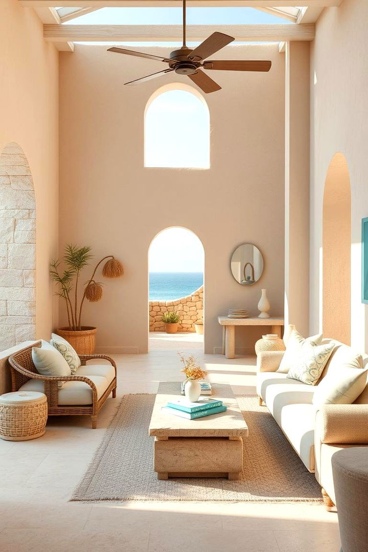 Sun Kissed Color Palette - 22 Coastal Living Room Ideas