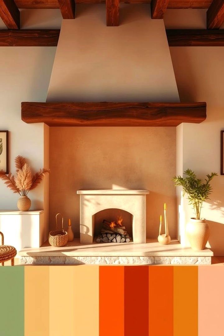 Sun Kissed Color Palettes - 22 Spanish Style Fireplace Ideas