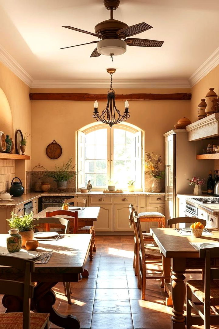 Sun Kissed Dining - 22 Mediterranean Kitchen Ideas