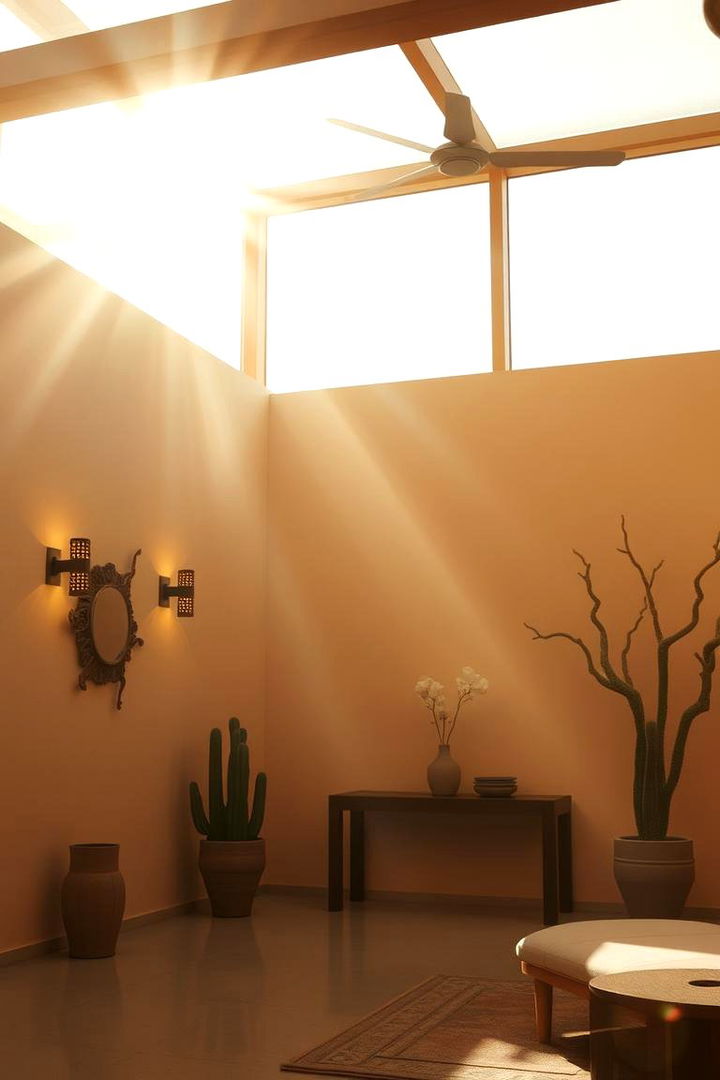 Sun Kissed Lighting Effects - 22 Desert Themed Room Ideas
