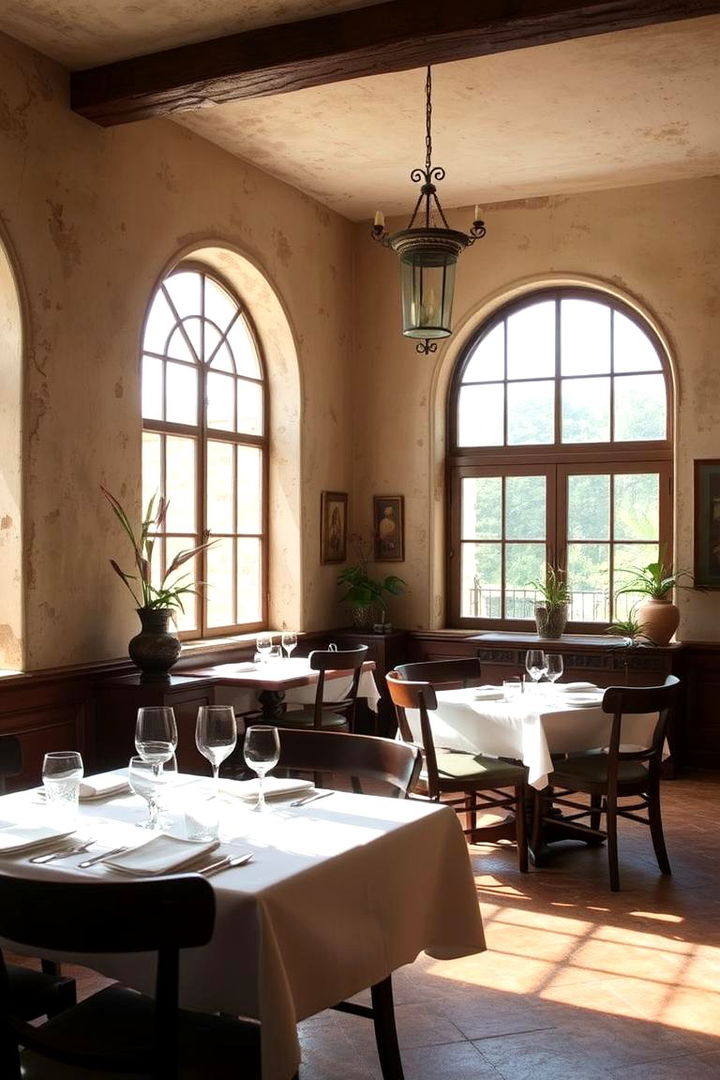 Sun Kissed Patina Walls - 22 spanish style dining room ideas