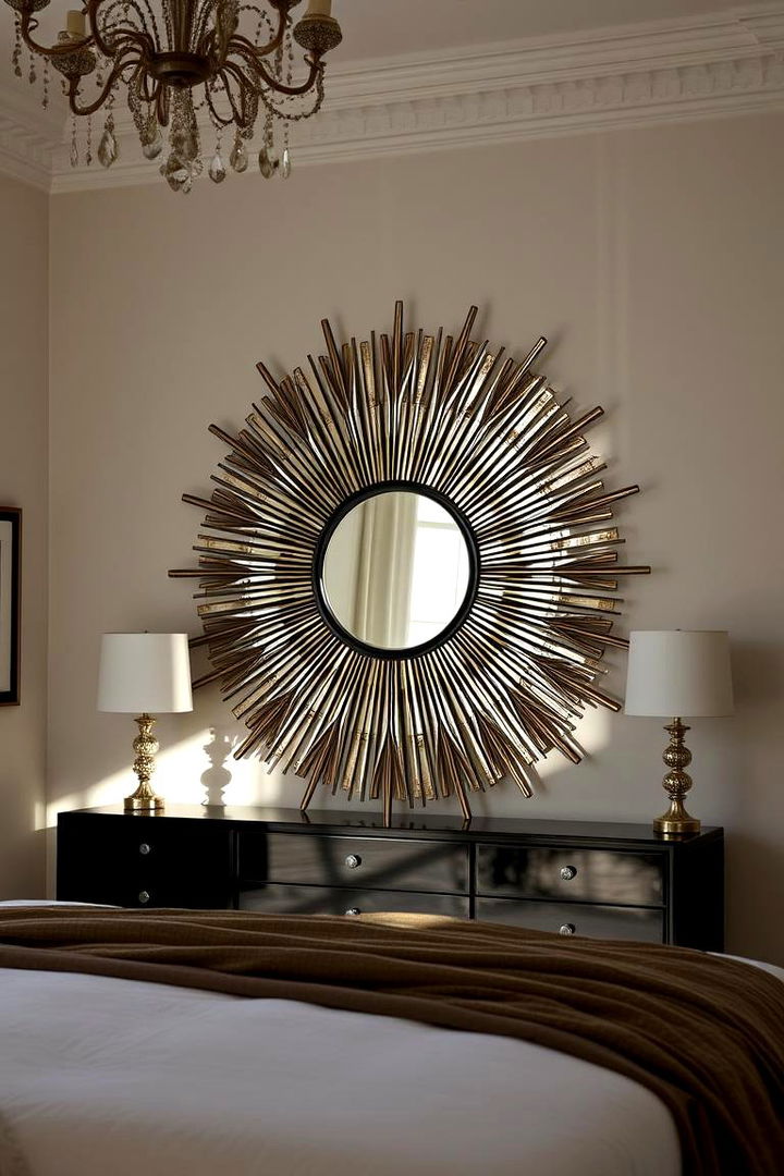 Sunburst Mirror - 22 Bedroom Mirror Ideas