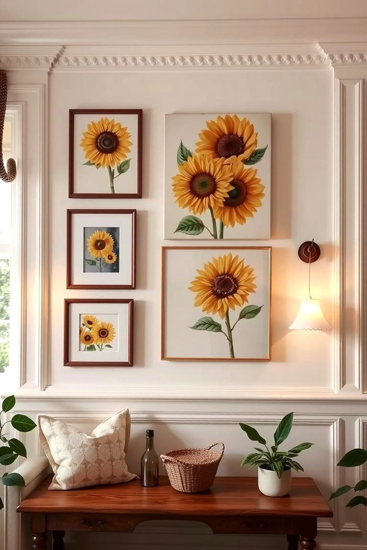 Sunflower Artwork and Prints - 22 Sunflower Bedroom Ideas
