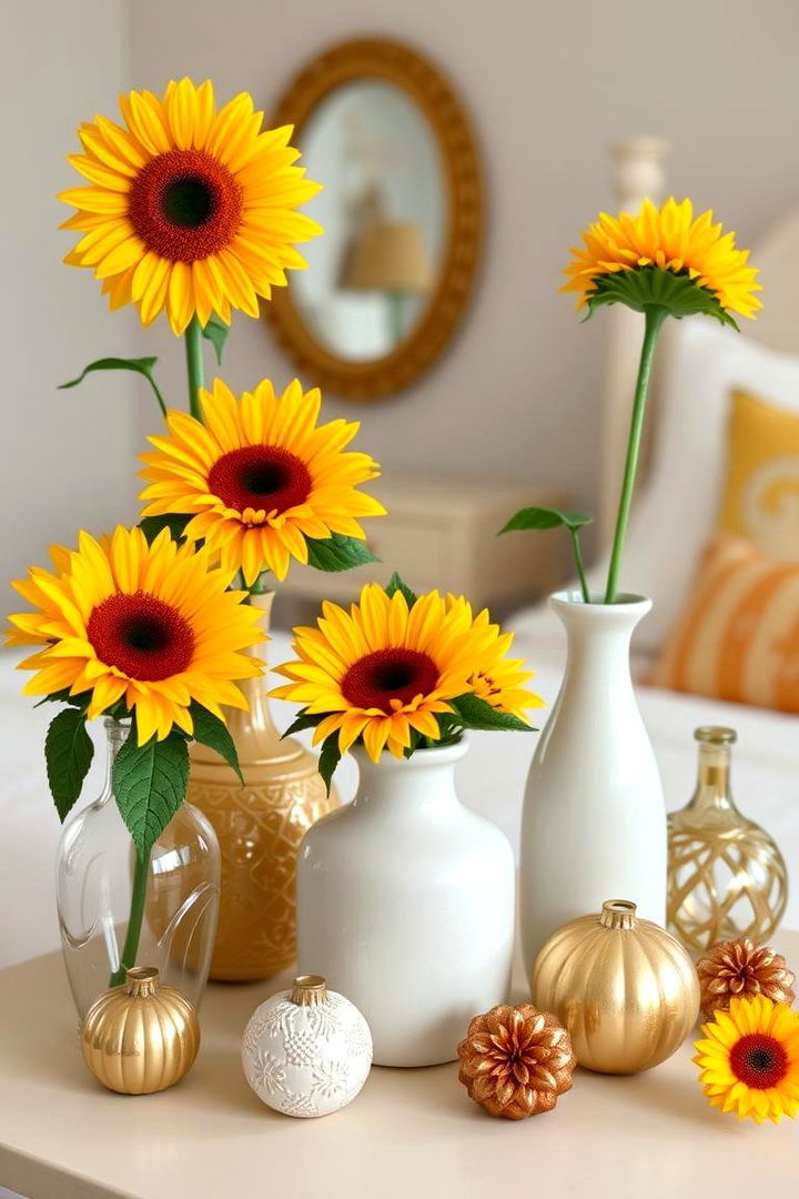 Sunflower Inspired Accessories and Ornaments - 22 Sunflower Bedroom Ideas