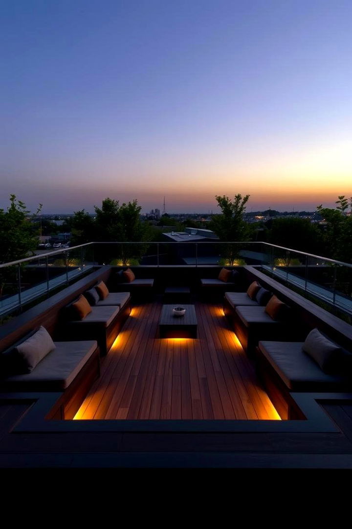 Sunken Lounge Deck - 22 Backyard Deck Ideas
