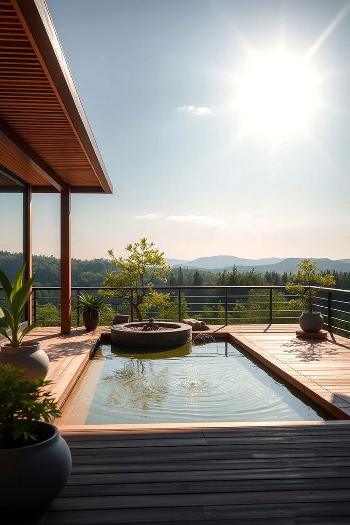 Sunlit Zen Inspired Deck - 22 Patio Deck Ideas