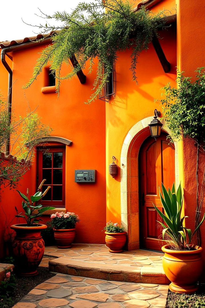 Sunny Terracotta - 22 Exterior Color Palettes for Small Homes