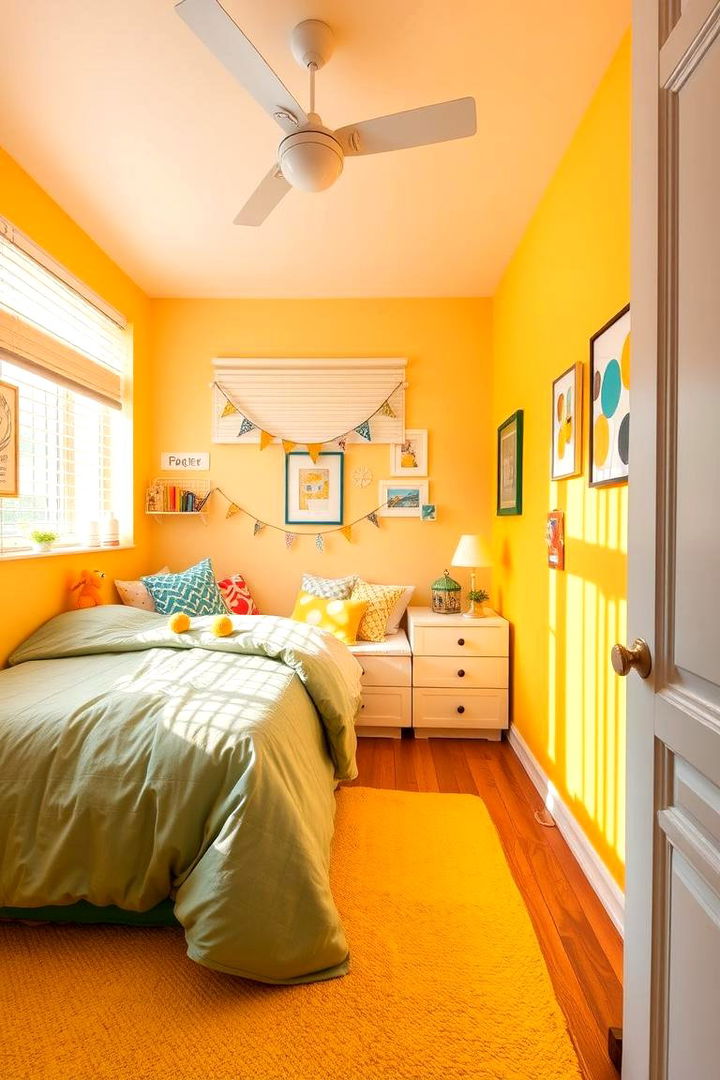 Sunny Yellow - 22 Bedroom Paint Colors