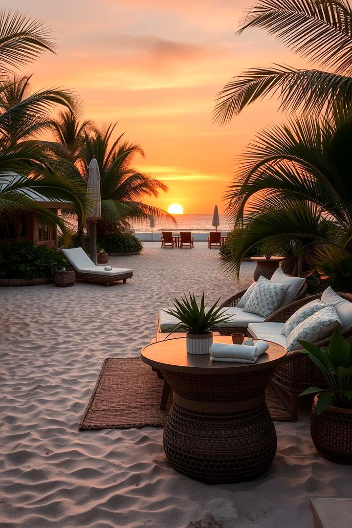 Sunset Beach Vibe Garden - 22 Tropical Garden Ideas