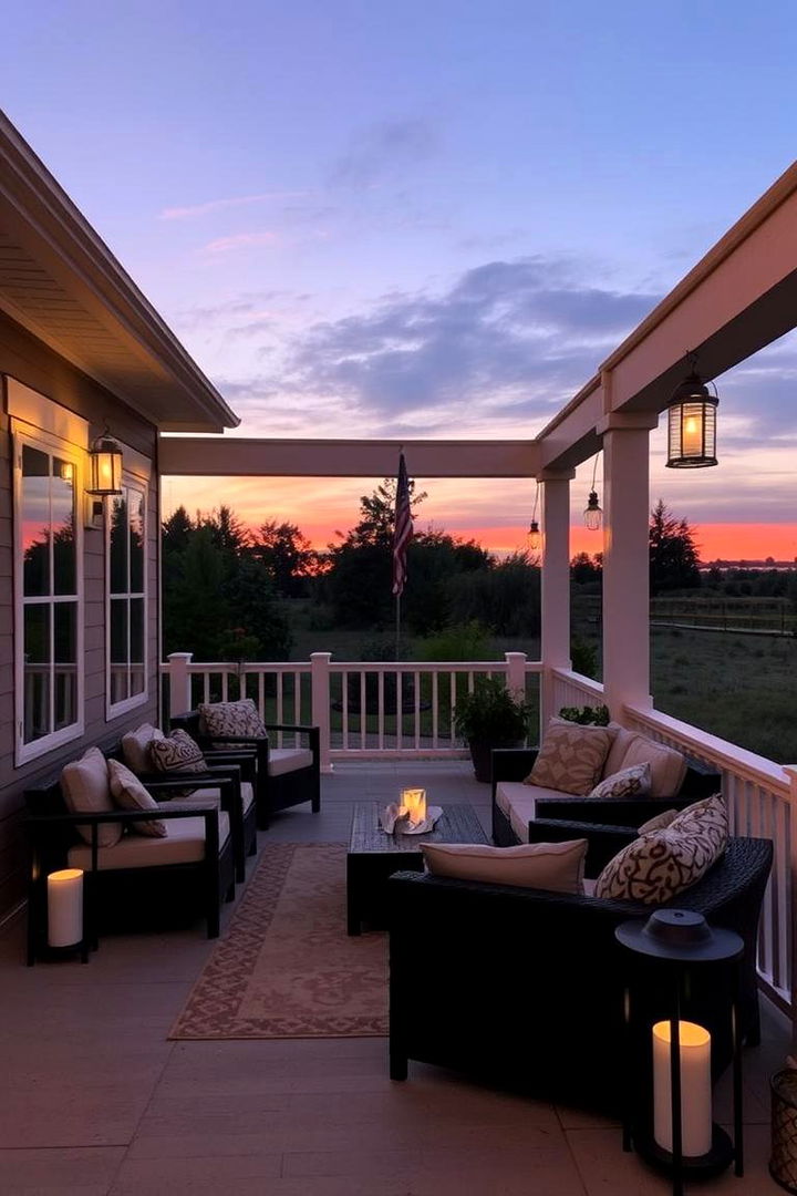 Sunset Lounge Area - 22 Three Season Porch Ideas