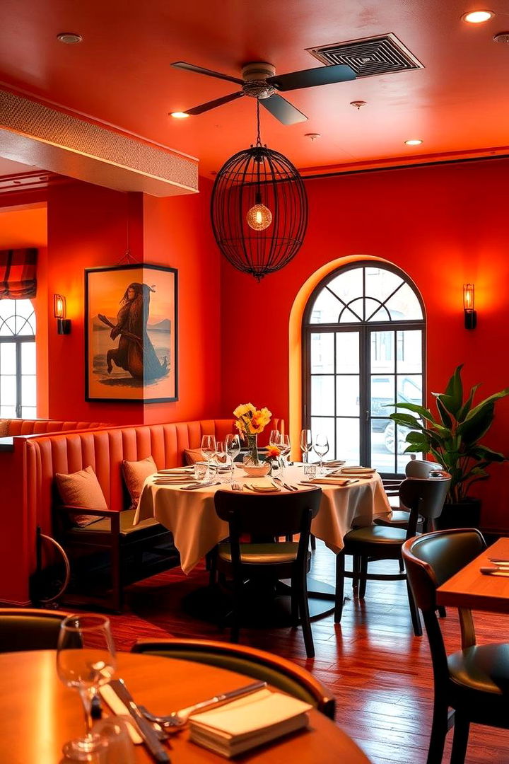 Sunset Oranges - 22 Dining Room Paint Colors