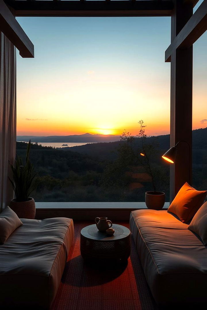 Sunset Relaxation Nook - 22 Deck and Patio Combination Ideas