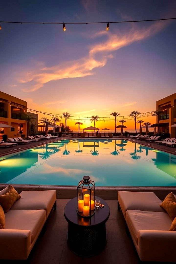 Sunset Soiree by the Pool - 22 Pool Party Ideas