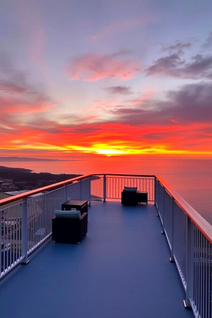 Sunset Viewing Deck - 22 Ground Level Deck Ideas
